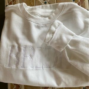 BRIDE Crewneck Sweatshirt, size S